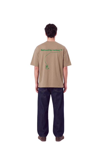 REFINED TEE - BEIGE